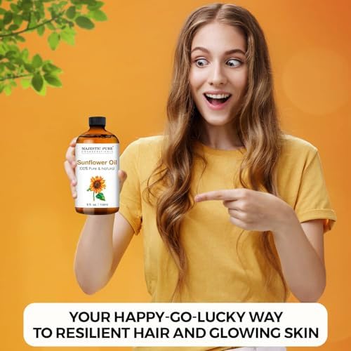 Majestic Pure Sunflower Essential Oil for Diffuser - 4 Fl Oz