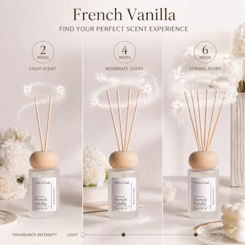 French Vanilla Reed Diffuser, 3.5 Fl Oz