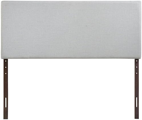 Modway Region Linen Fabric Upholstered Full Headboard in Gray
