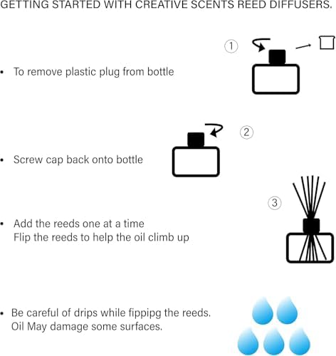 Air Jungles Lavender Reed Diffuser Set with Sticks 3.4 Fl Oz (Pack of 3)