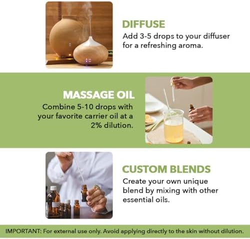 Majestic Pure Peppermint Essential Oil for Diffuser - 1 Fl Oz