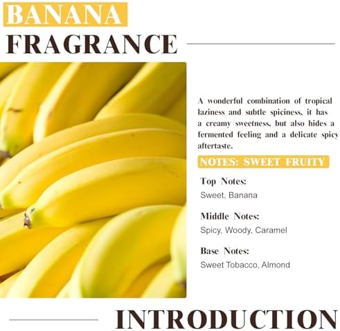 EUQEE 2.02 Fl oz Banana Fragrance Oil for Home Fragrance 60ml