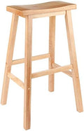 Winsome Satori Saddle Seat Bar Stool, Natural, 29"
