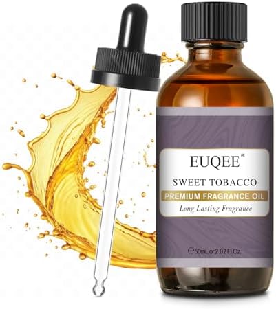 EUQEE Sweet Tobacco Fragrance Oil 2.02 Fl oz for Candle Making(60ml)