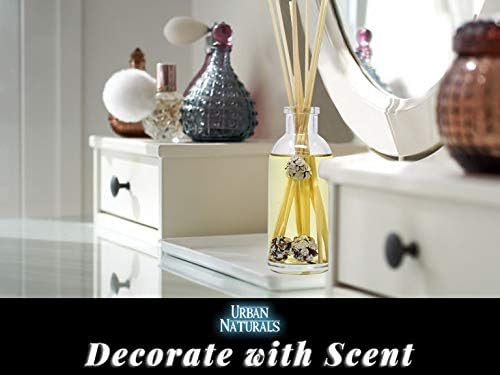 Urban Naturals Reed Diffuser Set, Frosted Pinecones - Bathroom Shelf Décor