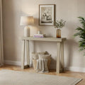 Plank+Beam Classic Console Table, 36 Inch, Seashell