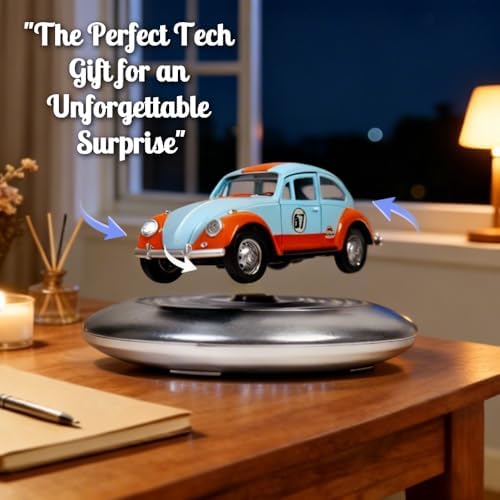 MOOCCI Floating Car Levitating Gadgets Beetle Model 360 Degree Rotating