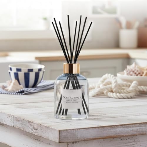 ScentSationals Coastal Breeze Water-Based Reed Diffuser - 5 FL OZ
