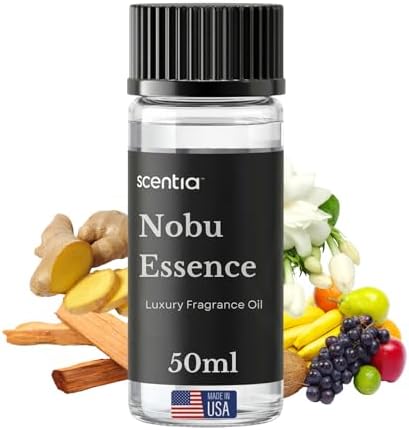 Nobu Essence Diffuser Oil, Jasmine Lily Sandalwood Blend, 50 mL