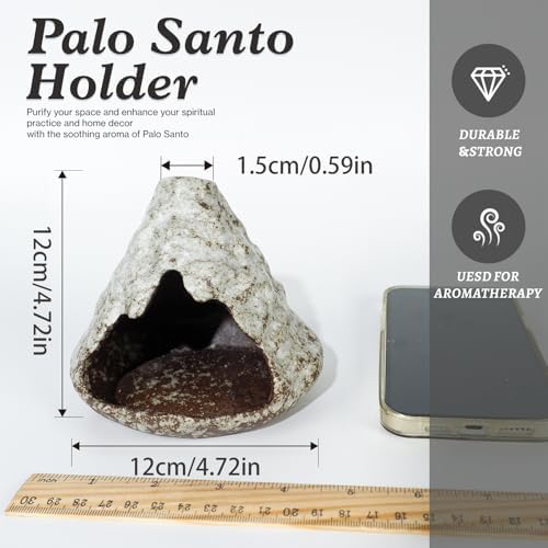 Zongzi Modeling Incense Holder with Ash Catcher, Palo Santo & Sage Burner