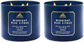 Bath & Body Works 3-Wick Candle, Midnight Blue Citrus, 2 Pack