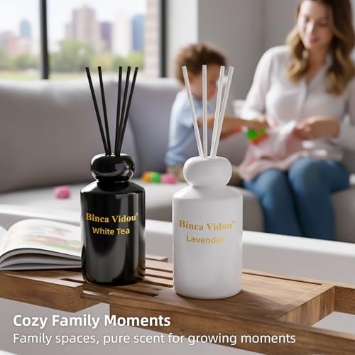 Reed Diffuser Set Binca Vidou Lavender & Whisper of White Tea 3.38oz x 2