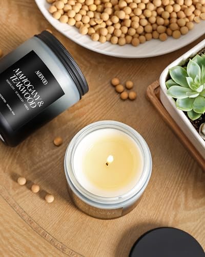 AOOVOO Scented Candles Set - 6 Pack Men Candles for Home Scented
