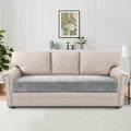 H.VERSAILTEX Sofa Covers Washable High Stretch Couch Cover Thick Soft T Cushion Sofa Slipcovers All Seasons Universal Sofa Couch Covers for Sectional Slipcovers(3 Seater Sofa Cushion Cover,Dove)