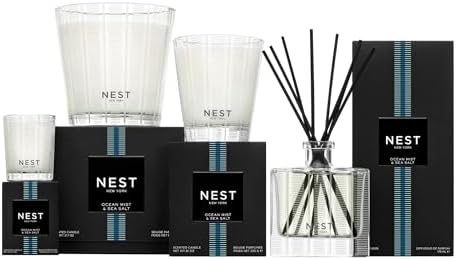 NEST New York Liquid Soap Set, Ocean Mist & Sea Salt - Pack of 4