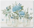 CounterArt Mason Jar Florals Tempered Glass Cutting Board 15" x 12"