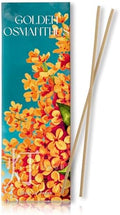 Golden Osmanthus Luxury Japanese Incense Sticks 60sticks Vanilla Musk Coreless Low Smoke Natural Charcoal Free Non Toxic Aromatherapy Meditation Calming Stress Relief Relaxation Yoga TOMORI