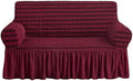 NICEEC Loveseat Covers Washable Love Seat Couch Covers Slipcover with Skirt