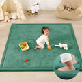 1.3" Thick Baby Play Mat, 71x59 Foam Tummy Time Mat – Emerald