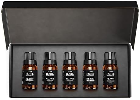 AirScent Hotel Diffuser Oil Gift Set - Relaxing Getaway 5 Pack - 10 mL