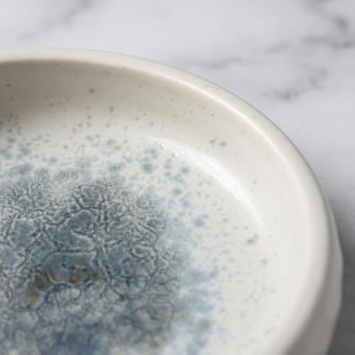 6 Inch Japanese Incense Holder for Stick,Ceramic Handmade White