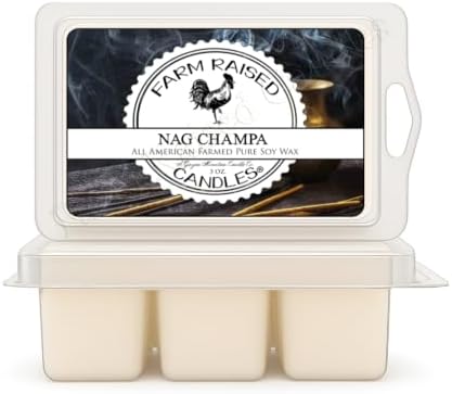 Nag Champa Wax Melts, 2 Pack Soy Cubes