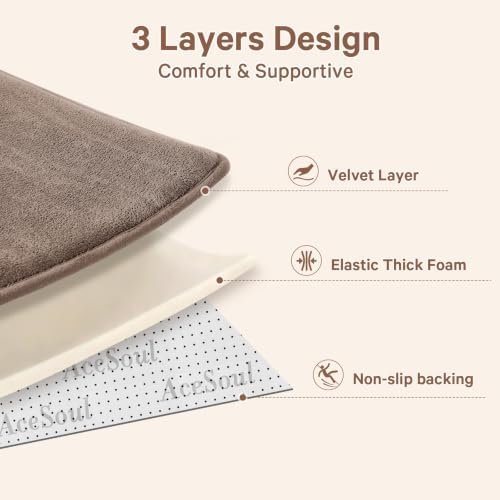 Baby Play Mat for Floor,Tummy Time Area Rug 47x47 Playpen Muscle Mat Camel