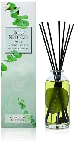 Urban Naturals Reed Diffuser Set, Eucalyptus Spearmint - Stress Relief