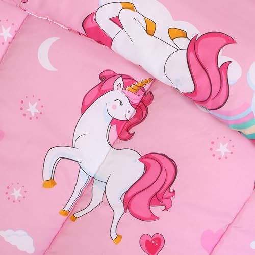 Utopia Bedding 3 Pc Kids Full Comforter Set, Unicorn