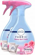 Febreze Fabric Spray Air Freshener, Odor-Fighting Fabric Refresher, Sneaker Balls Alternative, Couch Cleaner, Linen Spray, Multi-Use, Downy April Fresh Scent, 23.6 fl oz (Pack of 2)