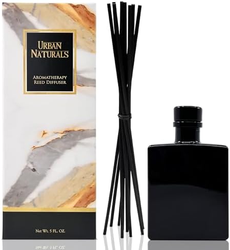 Urban Naturals Reed Diffuser Set, Smoked Vanilla - Bathroom Shelf Décor