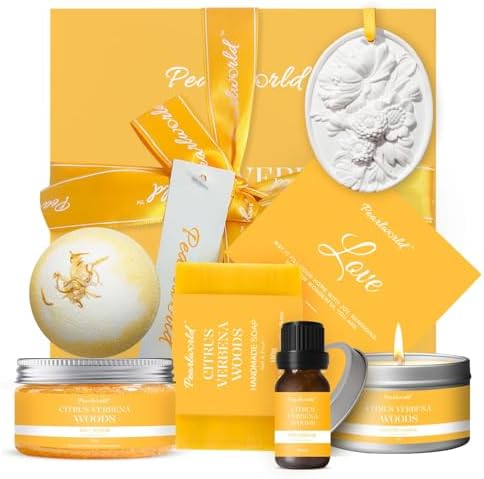 Birthday Gifts for Women, Classic Clean Citrus Herbal Cologne Scent Spa Kit