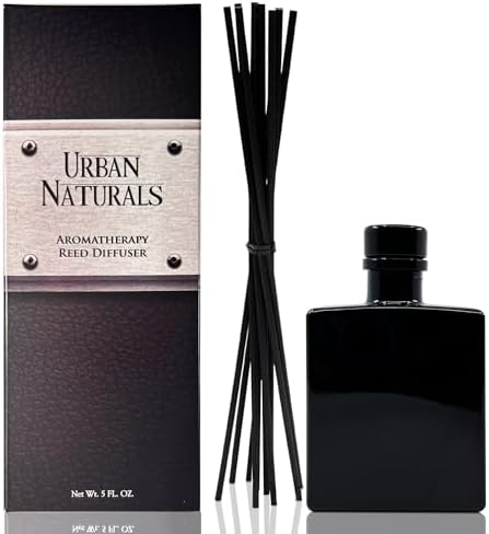 Urban Naturals Reed Diffuser Set, Crisp Alpine Air - Bathroom Shelf Décor