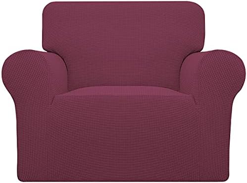 Easy-Going Stretch Oversized Chair Slipcover with Arm Washable ASH Rose