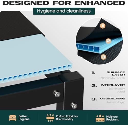Bunkie Board Full Size(54x75) Heavy-Duty Bed Boards for Under Mattress