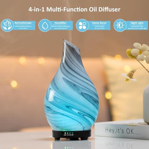 EQUSUPRO Essential Oil Diffuser for Home Fragrance & Aromatherapy 150ml
