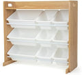 Humble Crew Kids Toy Organizer with Display Shelf, 9 Bins, 3 Tier Storage