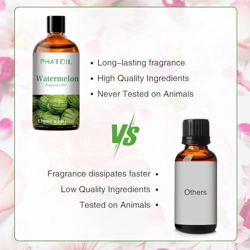 PHATOIL Watermelon Fragrance Oil for Diffuser Aromatherapy 3.38FL.OZ