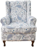 NILUOH Wingback Chair Covers 2-Piece, Armchair Slipcovers for Living Room
