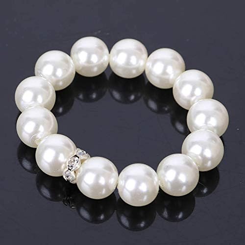 ZiDeTang 20Pcs Pearl Rhinestones Napkin Ring for Table Decoration Serviette Holder Party Decoration D