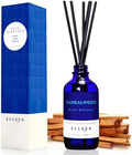 Xcleen Reed Diffuser Set with Sticks, Sandalwood Scented Oil Diffuser for Bathroom, Room Fresheners, Home Fragrance Bedroom Office Decor & Gift