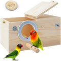 PINVNBY Parakeet Nesting Box for Cage,Bird Breeding Box for Cage(XL)