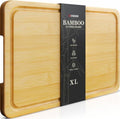Astercook Nature Bamboo Cutting Boards for Kitchen