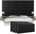 Vänt Wall Mounted Headboard Panels, Queen/Full, Weave Steel