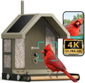 Smart Bird Feeder with Camera 4K, 2.4/5GHz Wi-Fi (Birdfy Metal 2 4K)