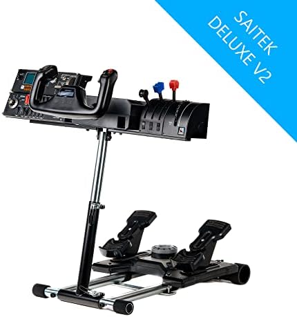 Wheel Stand Pro S Flight Stand Compatible With G Saitek Pro Flight Yoke Support; Deluxe V2; Wheel Stand Only Flight System Not included. Not Compatible w/Honeycomb
