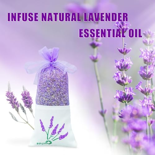 8 Packs Lavender Sachets for Drawers and Closets, Closet Car Freshener