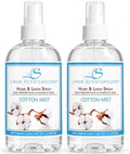 Linen Scentsations Fabric & Linen Spray for Bedding, Cotton Mist, 16oz x2