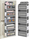 KYEVIS Over The Door Organizer, 5 Shelves Closet Door Hanging Organizer with 10 Mesh Pockets, Nursery Closet Organizer, Baby Essentials, Dorm Room Essentials for Girls