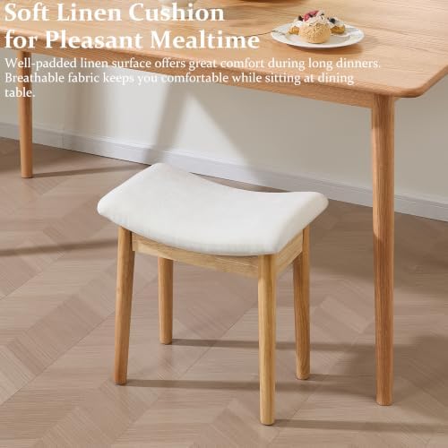 Royal Windsor Vanity Stool, 18" H Makeup Chair,Small Ottoman Stool